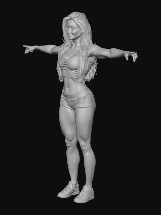 3D model for Fitness Selfie