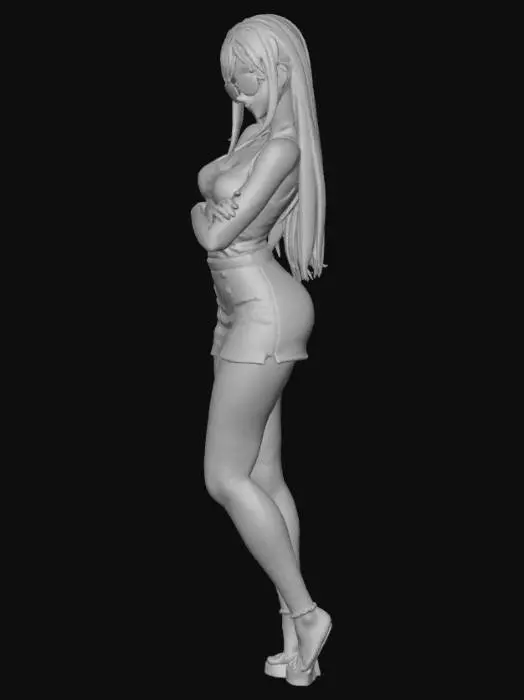 3D model for Put on silver framed blue lense aviator sunglasses.  Keep everything else the same.