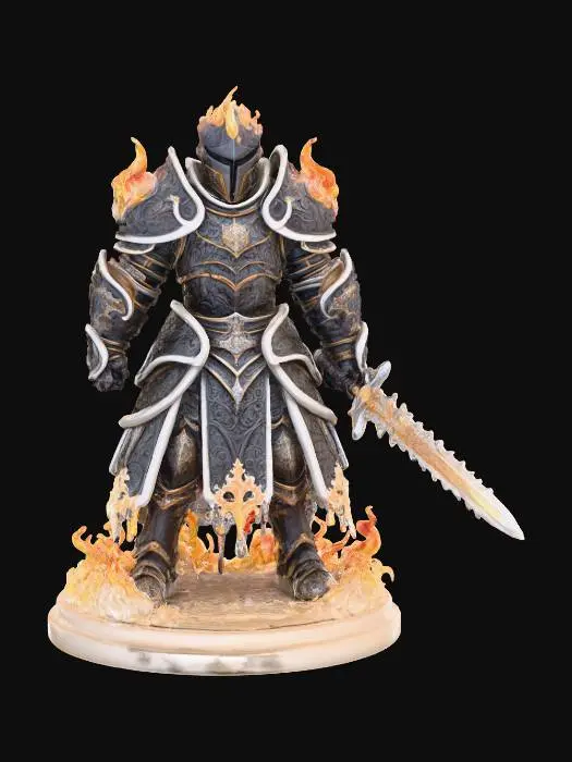 3D model for Cursed Knight of Candles #2