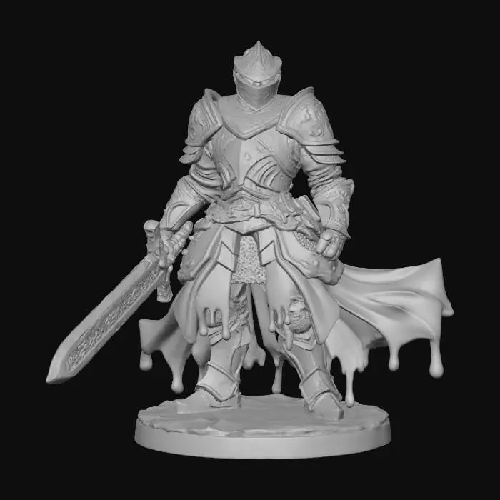 3D model for Cursed Knight of Candles