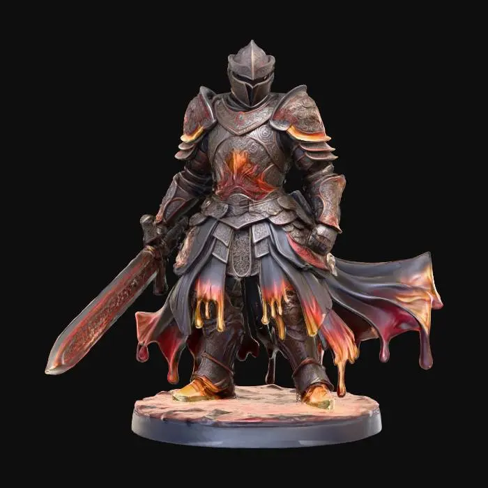 3D model for Cursed Knight of Candles