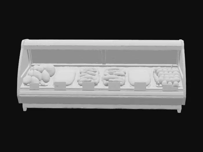 3D model for Butcher Shop Display, #food#