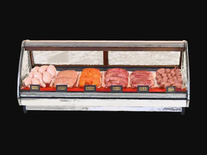3D model for Butcher Shop Display, #food#