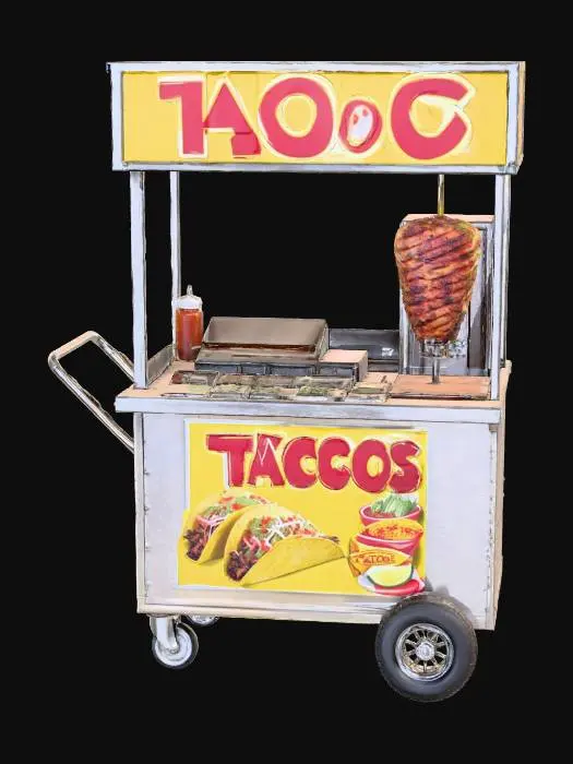3D model for Taco Cart Fiesta, #food#