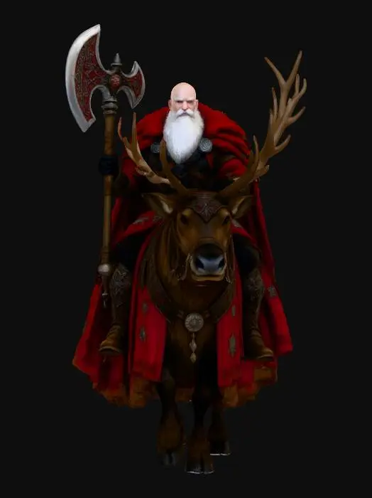 3D model for Warrior Claus, #Christmas2025#