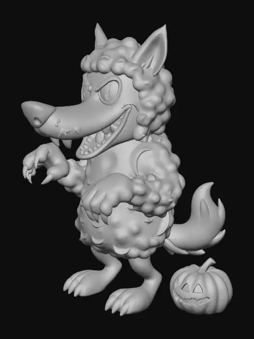 3D model for Wolf in Sheep's Clothing