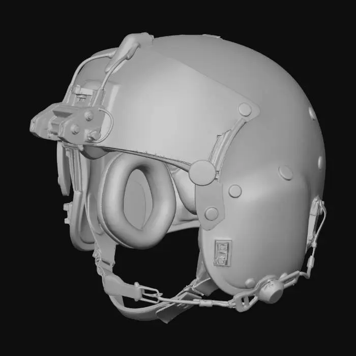 3D model for Tactical Combat Helmet with Night Vision Mount