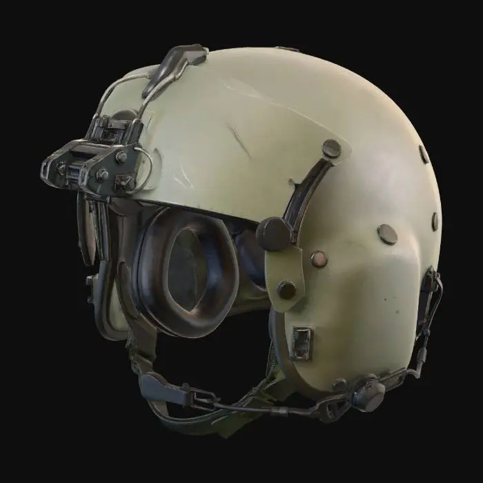 3D model for Tactical Combat Helmet with Night Vision Mount