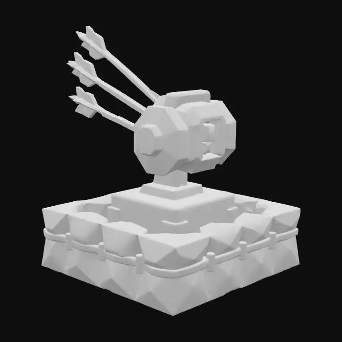3D model for Archer Turret