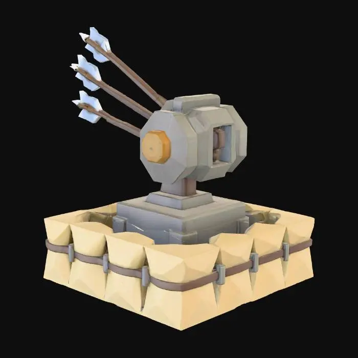 3D model for Archer Turret