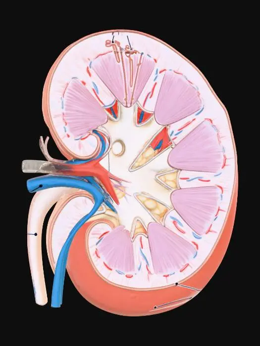 3D model for Diagram Ginjal