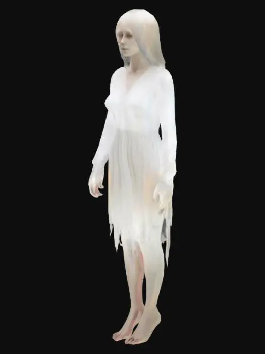 3D model for Spectral Apparition, full images, no gaps. Ultra realistic. T pose