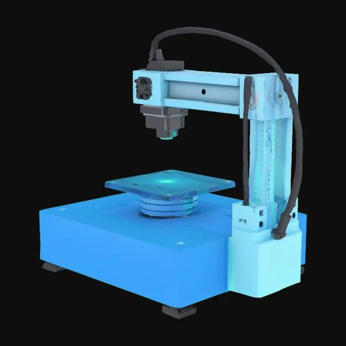 3D model for Low poly, GPU "Pick and Place Machine".