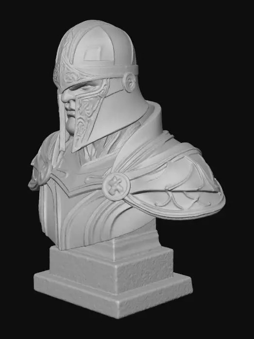 3D model for Sven the Rogue Knight Statue