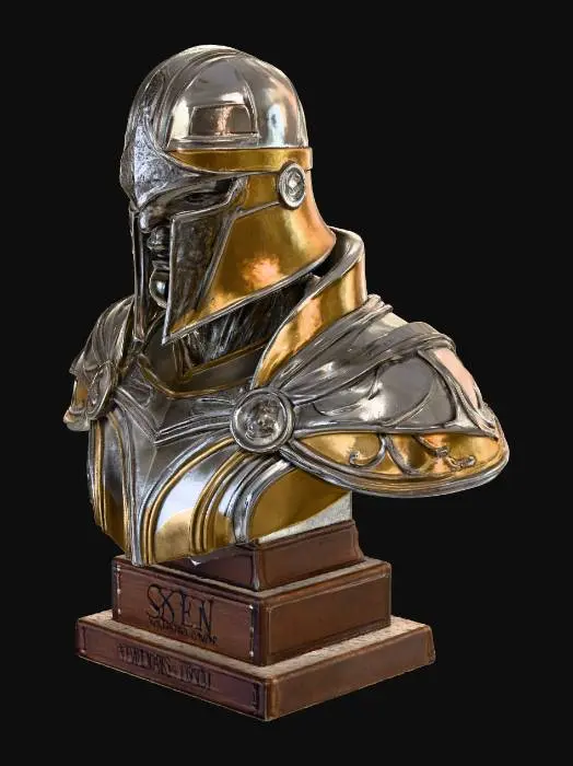 3D model for Sven the Rogue Knight Statue