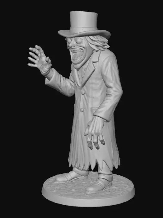 3D model for Mysterious Top Hat Figure, #villain#
