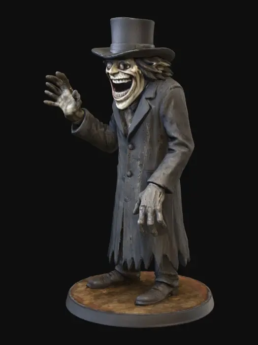 3D model for Mysterious Top Hat Figure, #villain#