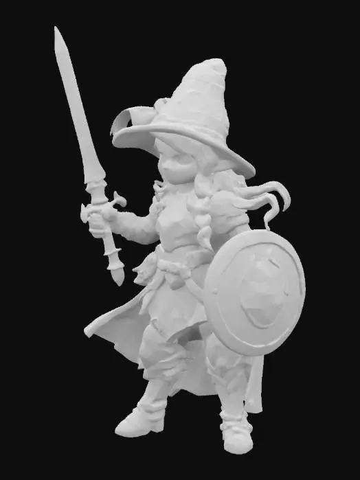 3D model for Elven Knightling