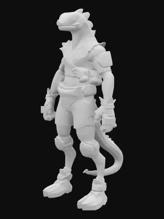 3D model for Lizard Skater Hero