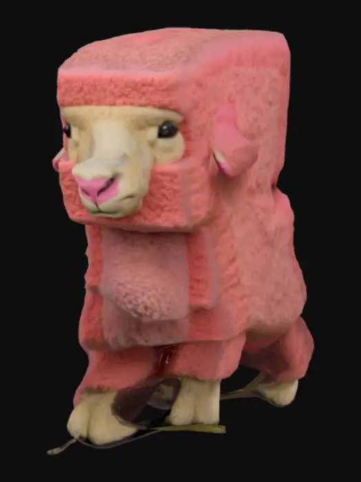 3D model for Blocky Sheep