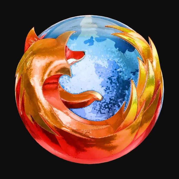 3D model for Firefox Logo