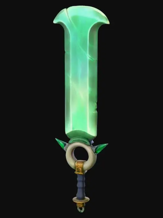 3D model for Emerald Blade