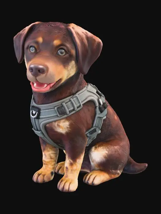 3D model for Puppy evie