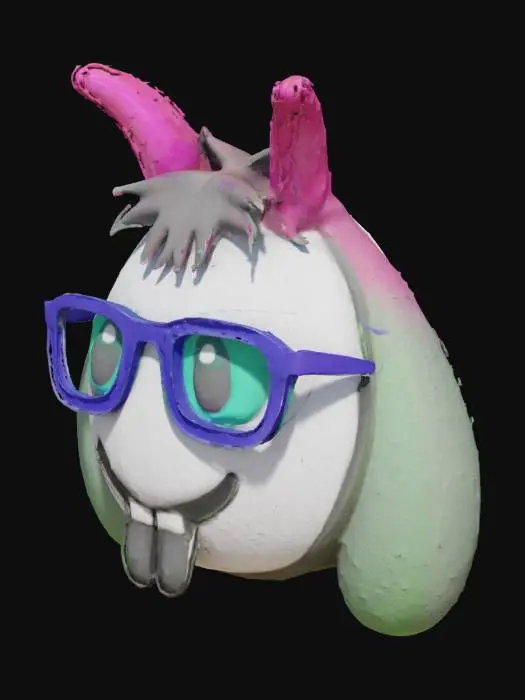 3D model for Bunny Nerd