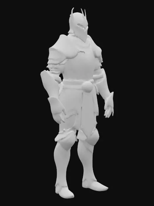 3D model for full suit of mithril elvish armor