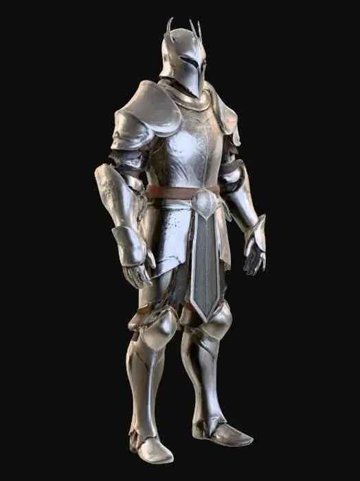 3D model for full suit of mithril elvish armor