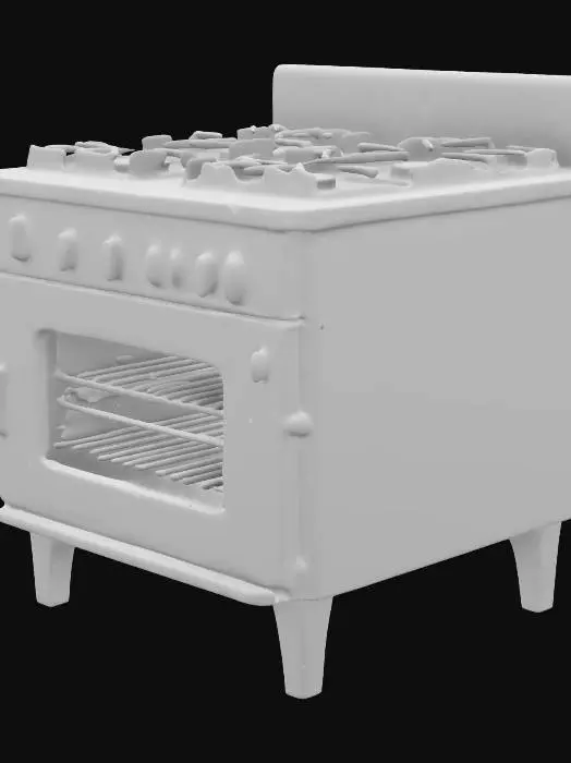 3D model for Vintage Stove