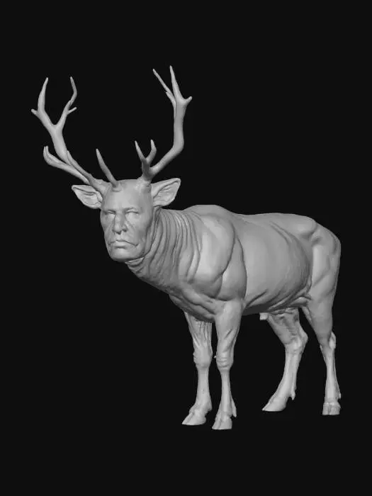 3D model for #Christmas2025#, Animal humano para Navidad