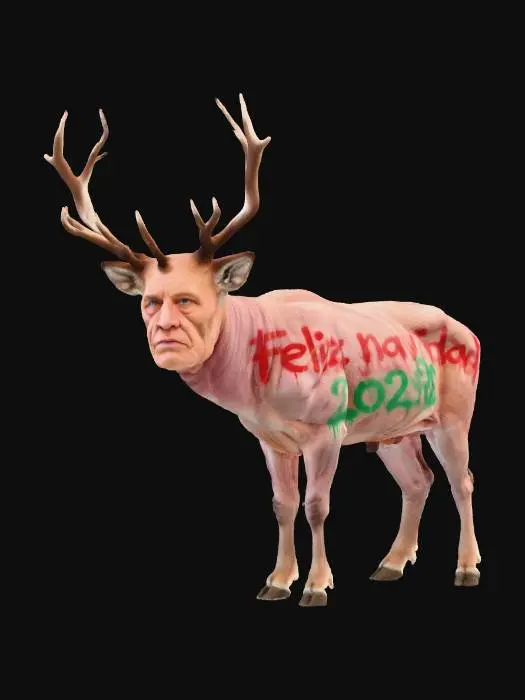 3D model for #Christmas2025#, Animal humano para Navidad