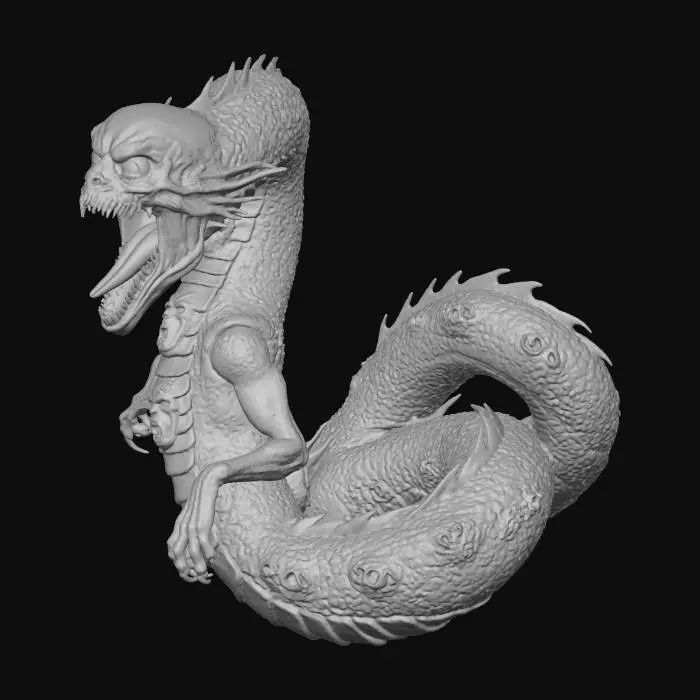3D model for Nightmare Serpent