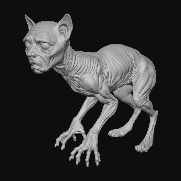 3D model for Curious Creature