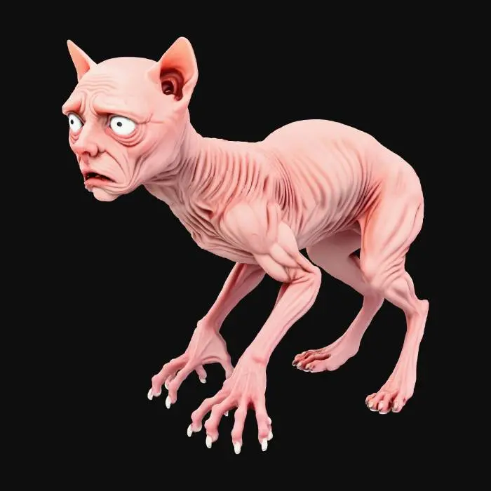 3D model for Curious Creature