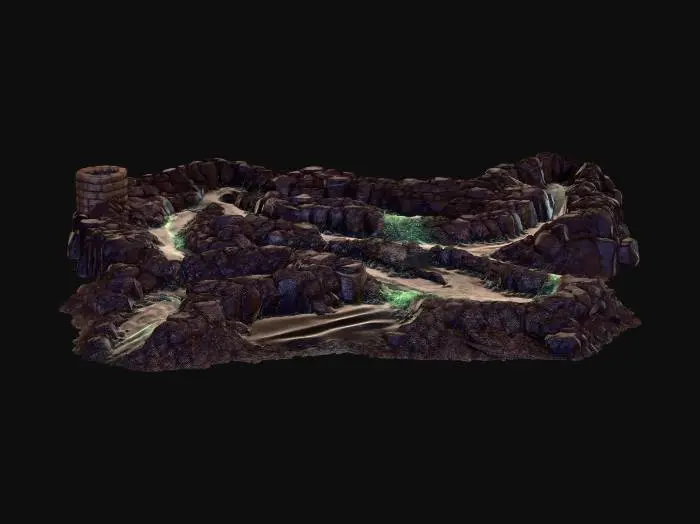 3D model for Watery Labyrinth