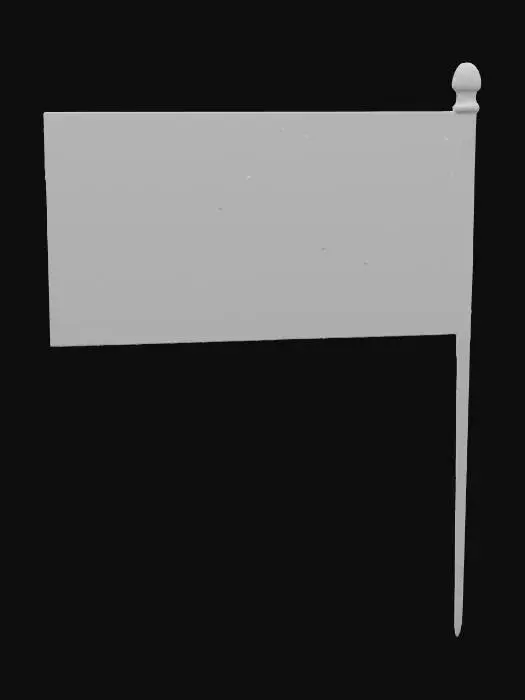 3D model for Indian Flag on Pole