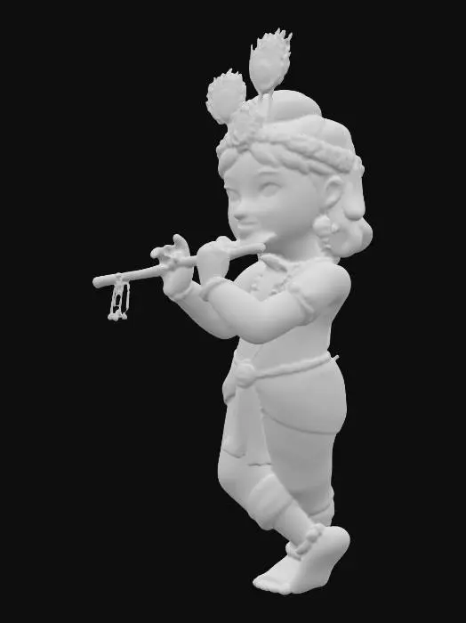 3D model for Krishna Flute Melody