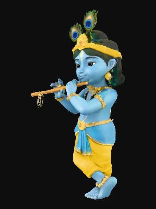 3D model for Krishna Flute Melody