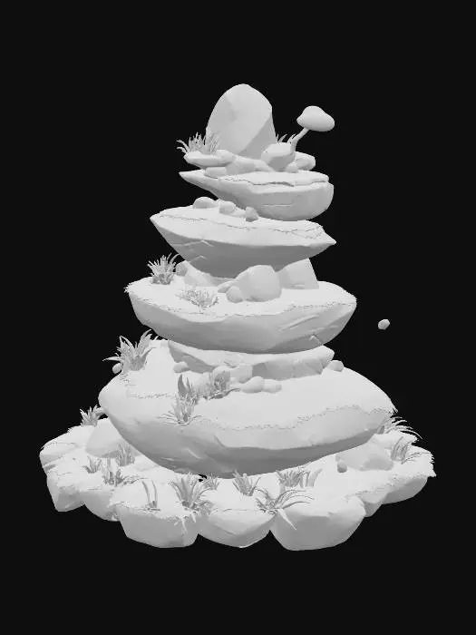 3D model for Mystical Rock Stack
