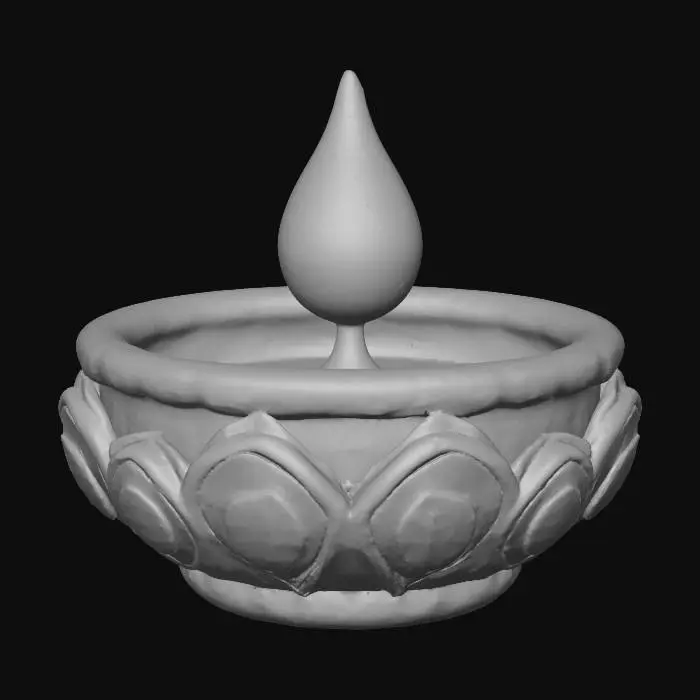 3D model for Colorful Diya