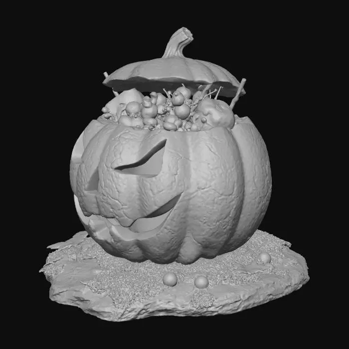 3D model for Jack's Candy Cauldron