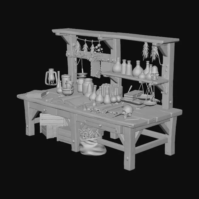 3D model for The Alchemist's Workshop