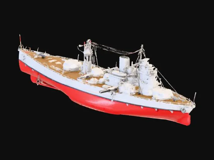 3D model for Warship Render