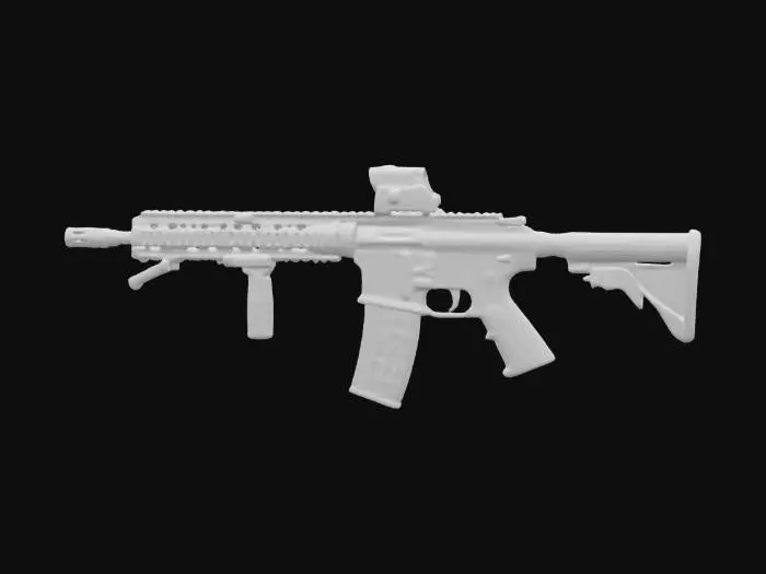 3D model for Make me a model of the gun M4A1