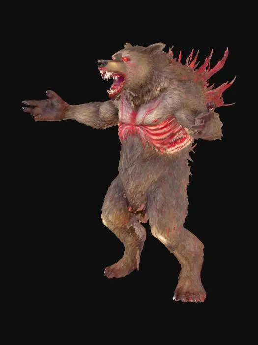 3D model for Ravenous Beast