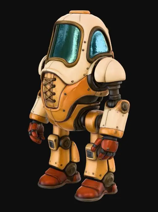 3D model for Steampunk Sentinel