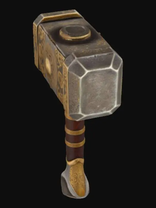 3D model for Mjolnir