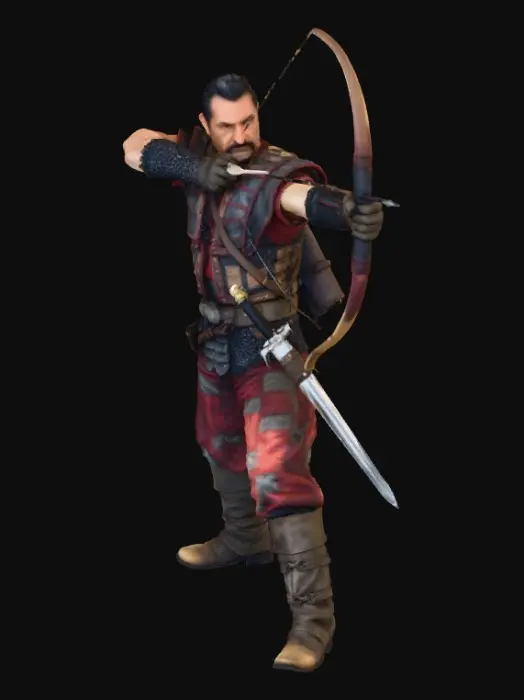 3D model for Archer in the Forest